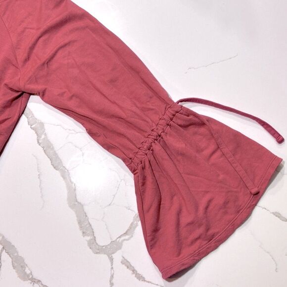 Express One Eleven | Women’s Pink Coral Butterfly Tie Raglan Sleeves Swe… - Picture 8 of 14